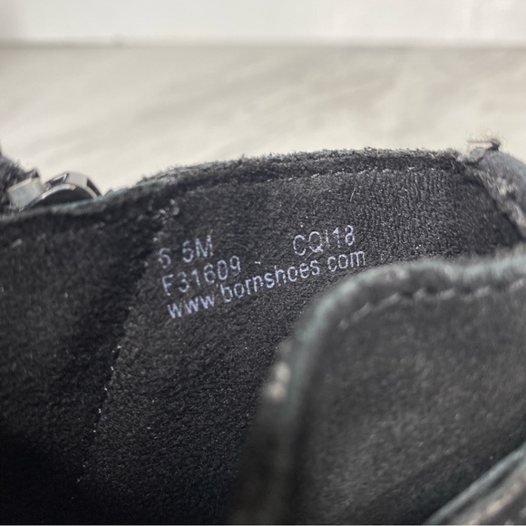 Born Jorgette Buckle Strap Black Boot 6 1/2 - Picture 10 of 13